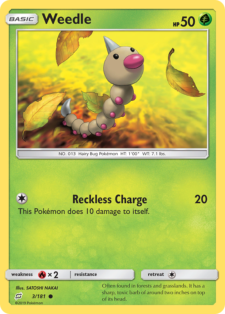 Team Up Weedle #3/181